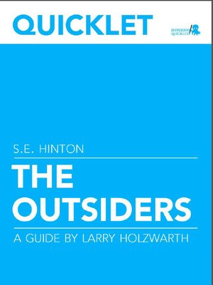 cover image of Quicklet on S. E. Hinton's the Outsiders